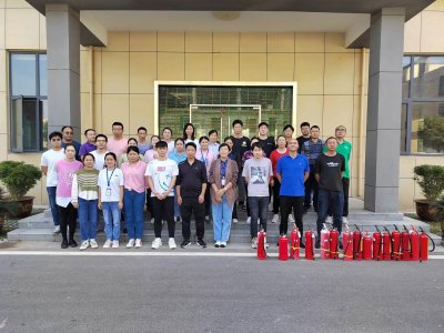 泛亚组织各部门消防知识培训及演练